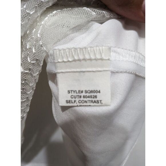 Anthropologie Eva Franco Quincy Sheer Mesh Sequin Circle Embroidered Top, XS - Picture 10 of 12